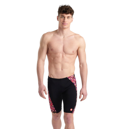 Vente Privée Arena Mai 2025 - MEN'S CRAZY ARENA SWIM JAMMER ALLOVER PA - BLACK-MULTI | Les4Nages