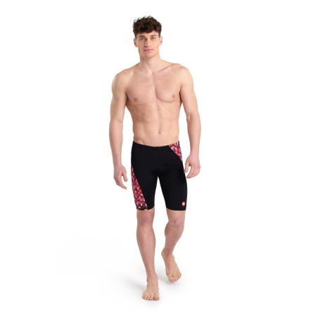 Vente Privée Arena Mai 2025 - MEN'S CRAZY ARENA SWIM JAMMER ALLOVER PA - BLACK-MULTI | Les4Nages