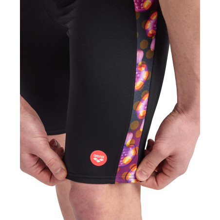 Vente Privée Arena Mai 2025 - MEN'S CRAZY ARENA SWIM JAMMER ALLOVER PA - BLACK-MULTI | Les4Nages