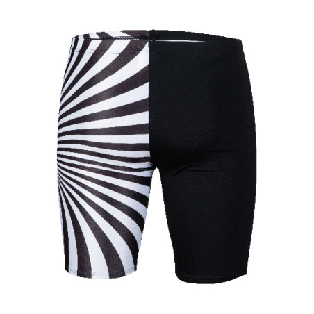 Vente Privée Arena Mai 2025 - MEN'S CRAZY ARENA SWIM JAMMER PLACEMENT - BLACK-BLACK MULTI | Les4Nages
