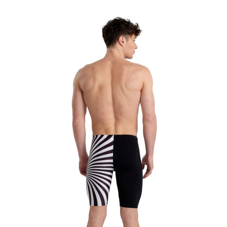 Vente Privée Arena Mai 2025 - MEN'S CRAZY ARENA SWIM JAMMER PLACEMENT - BLACK-BLACK MULTI | Les4Nages