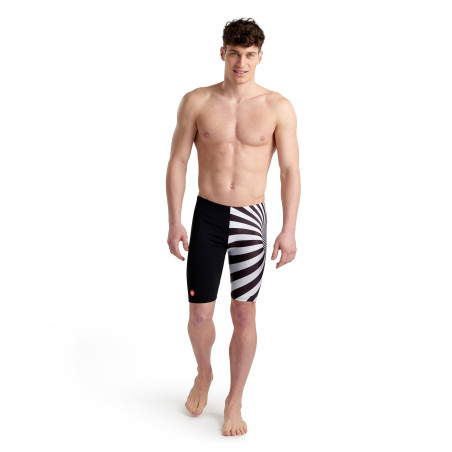 Vente Privée Arena Mai 2025 - MEN'S CRAZY ARENA SWIM JAMMER PLACEMENT - BLACK-BLACK MULTI | Les4Nages