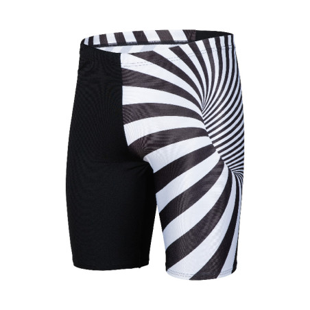 Vente Privée Arena Mai 2025 - MEN'S CRAZY ARENA SWIM JAMMER PLACEMENT - BLACK-BLACK MULTI | Les4Nages