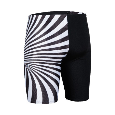 Vente Privée Arena Mai 2025 - MEN'S CRAZY ARENA SWIM JAMMER PLACEMENT - BLACK-BLACK MULTI | Les4Nages