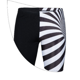 Vente Privée Arena Mai 2025 - MEN'S CRAZY ARENA SWIM JAMMER PLACEMENT - BLACK-BLACK MULTI