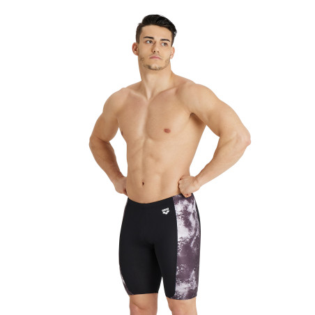 Vente Privée Arena Mai 2025 - MEN'S SWIM JAMMER ALLOVER - BLACK-BLACK MULTI | Les4Nages