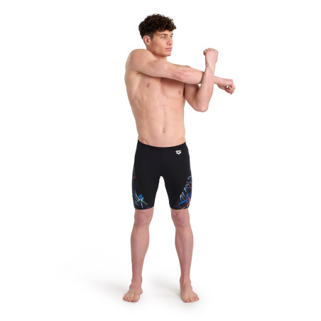 Vente Privée Arena Mai 2025 - MEN'S SWIM JAMMER ALLOVER - BLACK-MULTI | Les4Nages