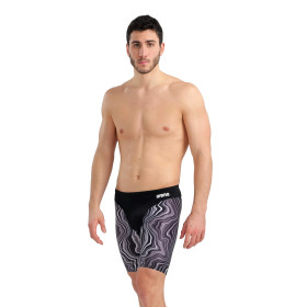 Vente Privée Arena Mai 2025 - MEN'S SWIM JAMMER MARBLED - BLACK-BLACK MULTI