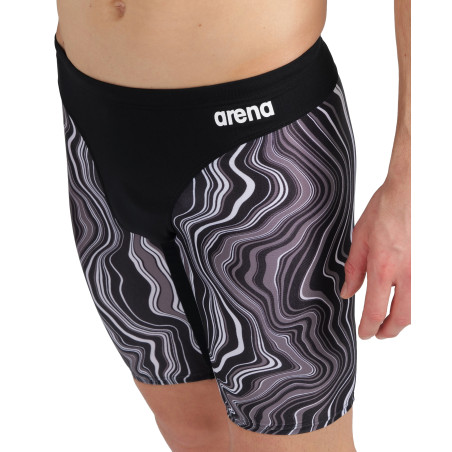 Vente Privée Arena Mai 2025 - MEN'S SWIM JAMMER MARBLED - BLACK-BLACK MULTI | Les4Nages