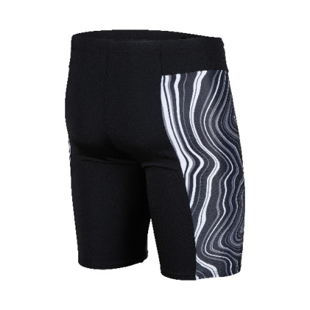 Vente Privée Arena Mai 2025 - MEN'S SWIM JAMMER MARBLED - BLACK-BLACK MULTI | Les4Nages
