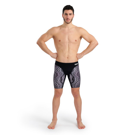 Vente Privée Arena Mai 2025 - MEN'S SWIM JAMMER MARBLED - BLACK-BLACK MULTI | Les4Nages