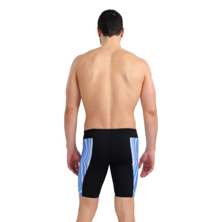 Vente Privée Arena Mai 2025 - MEN'S SWIM JAMMER MARBLED - BLACK-ROYAL MULTI | Les4Nages