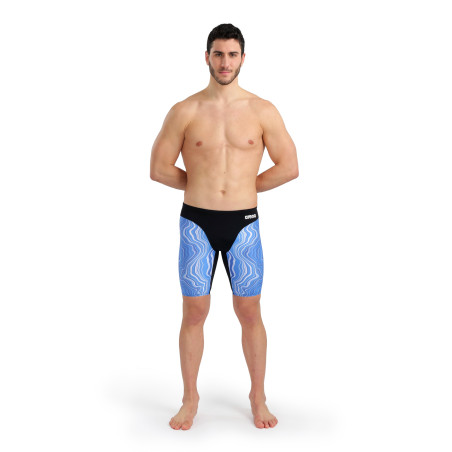 Vente Privée Arena Mai 2025 - MEN'S SWIM JAMMER MARBLED - BLACK-ROYAL MULTI | Les4Nages