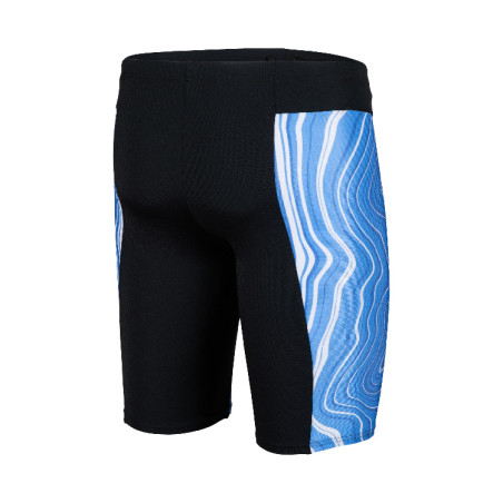 Vente Privée Arena Mai 2025 - MEN'S SWIM JAMMER MARBLED - BLACK-ROYAL MULTI | Les4Nages