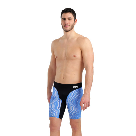 Vente Privée Arena Mai 2025 - MEN'S SWIM JAMMER MARBLED - BLACK-ROYAL MULTI | Les4Nages