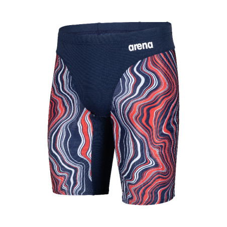 Vente Privée Arena Mai 2025 - MEN'S SWIM JAMMER MARBLED - NAVY-RED MULTI | Les4Nages
