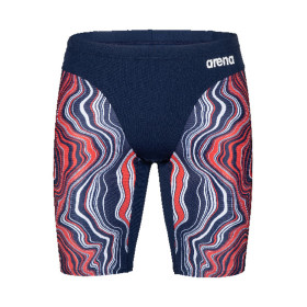 Vente Privée Arena Mai 2025 - MEN'S SWIM JAMMER MARBLED - NAVY-RED MULTI