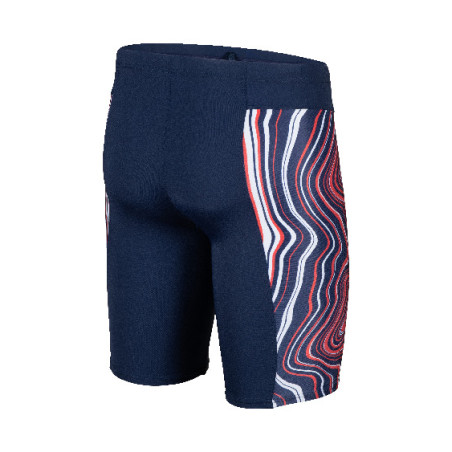 Vente Privée Arena Mai 2025 - MEN'S SWIM JAMMER MARBLED - NAVY-RED MULTI | Les4Nages