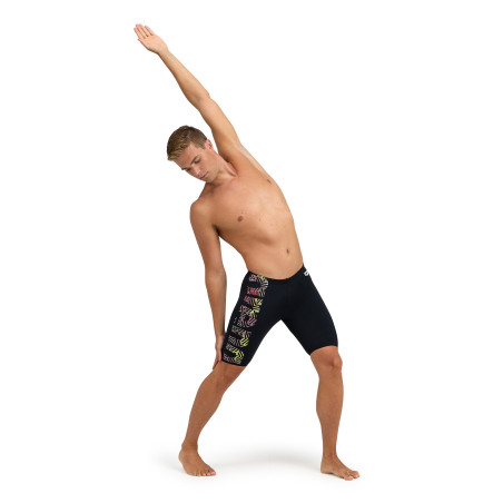 Vente Privée Arena Mai 2025 - MEN'S ARENA KIKKO PRO SWIM JAMMER GRAPHI - BLACK | Les4Nages