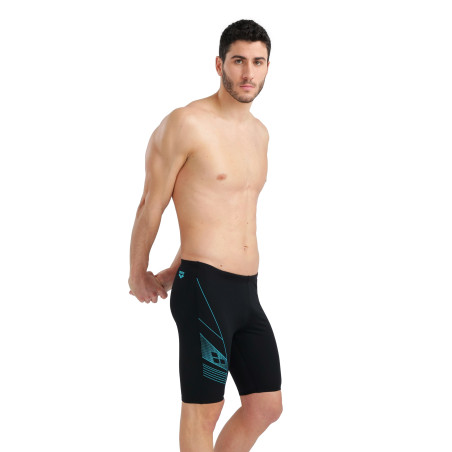 Vente Privée Arena Mai 2025 - MEN'S SWIM JAMMER GRAPHIC - BLACK-MARTINICA | Les4Nages