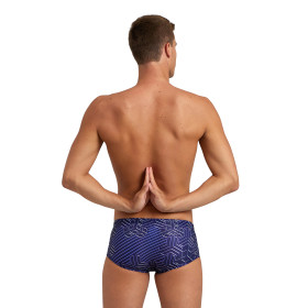  MEN'S ARENA KIKKO PRO SWIM LOW WAIST SHO - NAVY-NAVY MULTI