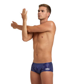  MEN'S ARENA KIKKO PRO SWIM LOW WAIST SHO - NAVY-NAVY MULTI