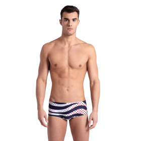 Vente Privée Arena Mai 2025 - MEN'S ARENA MULTI STRIPES SWIM LOW WAIST - NAVY MULTI