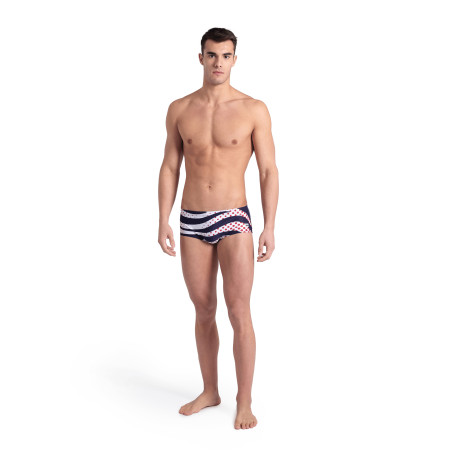 Vente Privée Arena Mai 2025 - MEN'S ARENA MULTI STRIPES SWIM LOW WAIST - NAVY MULTI | Les4Nages