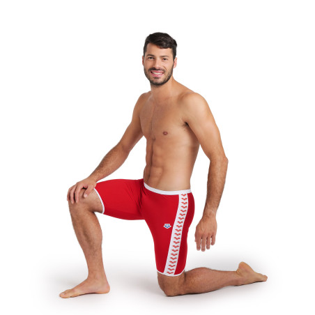 Vente Privée Arena Mai 2025 - MEN'S ARENA ICONS SWIM JAMMER SOLID F - RED-WHITE | Les4Nages
