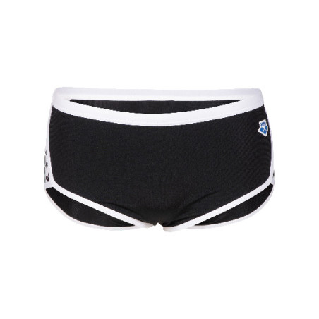 Vente Privée Arena Mai 2025 - MEN'S ARENA ICONS SWIM LOW WAIST SHORT S - BLACK-WHITE | Les4Nages
