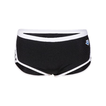 Vente Privée Arena Mai 2025 - MEN'S ARENA ICONS SWIM LOW WAIST SHORT S - BLACK-WHITE | Les4Nages