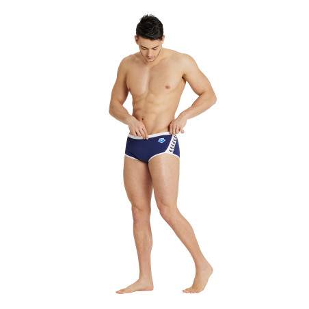 Vente Privée Arena Mai 2025 - MEN'S ARENA ICONS SWIM LOW WAIST SHORT S - NAVY-WHITE | Les4Nages
