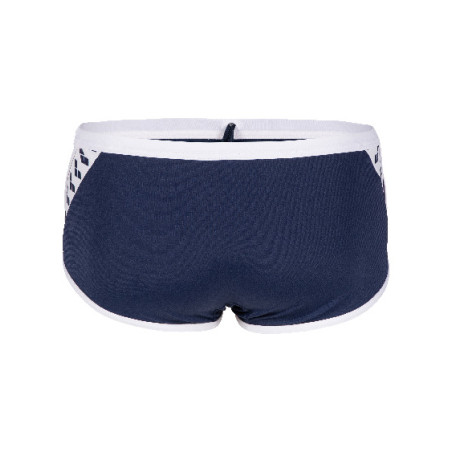 Vente Privée Arena Mai 2025 - MEN'S ARENA ICONS SWIM LOW WAIST SHORT S - NAVY-WHITE | Les4Nages