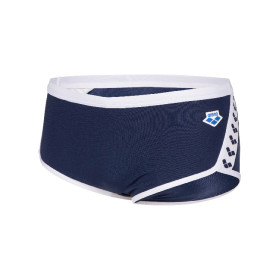 MEN'S ARENA ICONS SWIM LOW WAIST SHORT S - NAVY-WHITE
