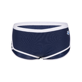 MEN'S ARENA ICONS SWIM LOW WAIST SHORT S - NAVY-WHITE