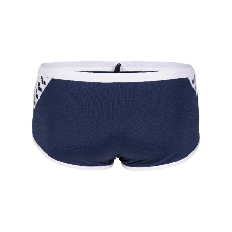 Vente Privée Arena Mai 2025 - MEN'S ARENA ICONS SWIM LOW WAIST SHORT S - NAVY-WHITE | Les4Nages