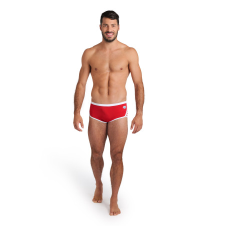 Vente Privée Arena Mai 2025 - MEN'S ARENA ICONS SWIM LOW WAIST SHORT S - RED-WHITE | Les4Nages
