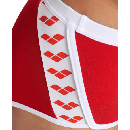 Vente Privée Arena Mai 2025 - MEN'S ARENA ICONS SWIM LOW WAIST SHORT S - RED-WHITE | Les4Nages