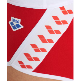 Vente Privée Arena Mai 2025 - MEN'S ARENA ICONS SWIM LOW WAIST SHORT S - RED-WHITE