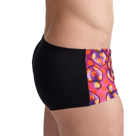 Vente Privée Arena Mai 2025 - MEN'S CRAZY ARENA SWIM LOW WAIST SHORT A - BLACK-MULTI | Les4Nages