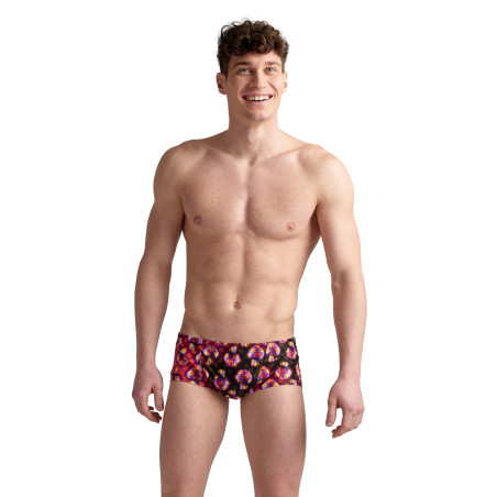 Vente Privée Arena Mai 2025 - MEN'S CRAZY ARENA SWIM LOW WAIST SHORT A - BLACK-MULTI | Les4Nages