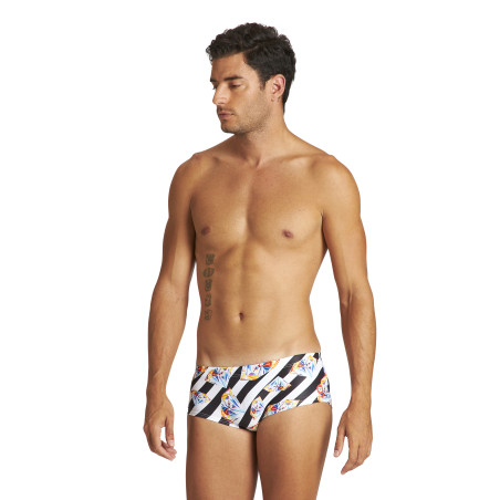 Vente Privée Arena Mai 2025 - M CRAZY DIAMONDS LOW WAIST SHORT - BLACK-WHITE MULTI | Les4Nages