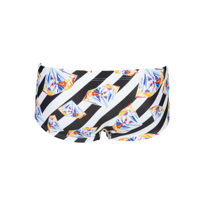 Vente Privée Arena Mai 2025 - M CRAZY DIAMONDS LOW WAIST SHORT - BLACK-WHITE MULTI | Les4Nages
