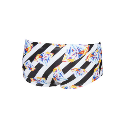 Vente Privée Arena Mai 2025 - M CRAZY DIAMONDS LOW WAIST SHORT - BLACK-WHITE MULTI | Les4Nages