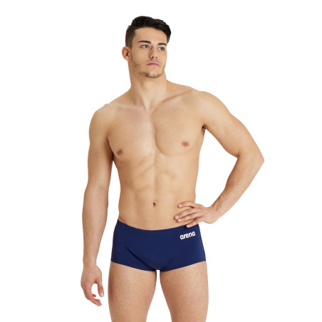 Vente Privée Arena Mai 2025 - M SOLID SQUARED SHORT - NAVY-WHITE | Les4Nages