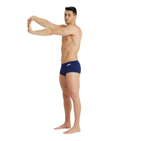 Vente Privée Arena Mai 2025 - M SOLID SQUARED SHORT - NAVY-WHITE | Les4Nages