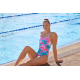 Funkita Pretty Pink - Single Strap - Maillot 1 pièce Natation Collection Flying Start