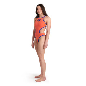 Vente Privée Arena Mai 2025 - W ARENA ONE BIGLOGO ONE PIECE FLOREALE-NEON BLUE