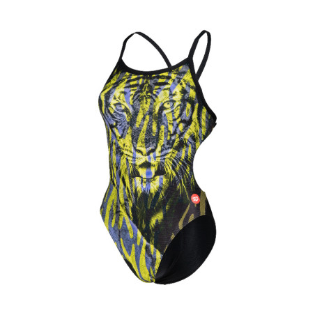 Vente Privée Arena Mai 2025 - WOMEN'S CRAZY ARENA SWIMSUIT CHALLENGE B BLACK-MULTI | Les4Nages