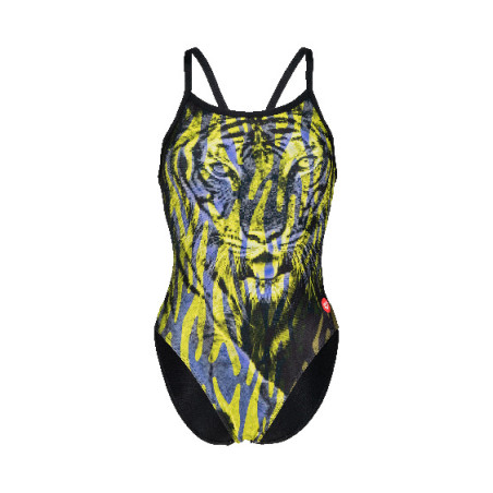 Vente Privée Arena Mai 2025 - WOMEN'S CRAZY ARENA SWIMSUIT CHALLENGE B BLACK-MULTI | Les4Nages